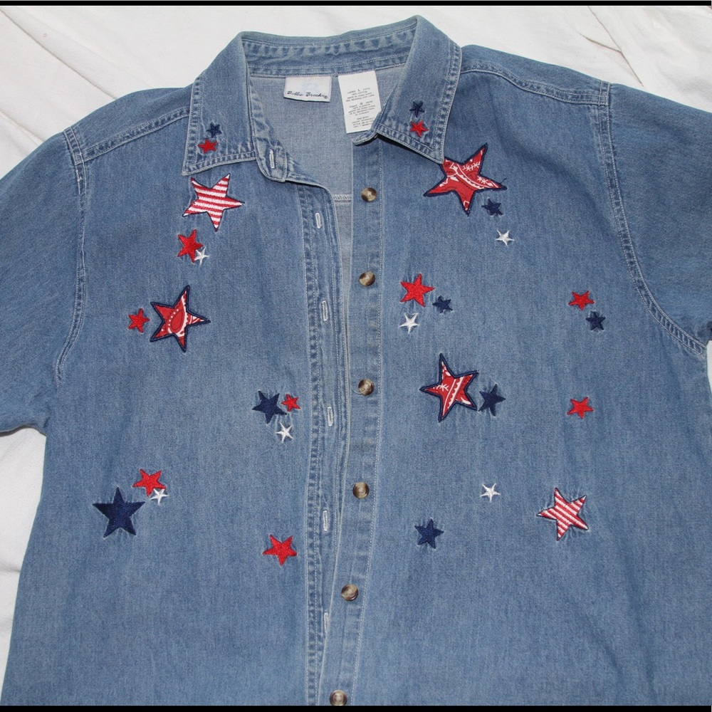 Bobble Brooks Denim with Stars 🌟